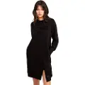 G-Star G-Startil kvinder. D25038-D589-6484 Strikket kjole med sort, præget print (XXS), Casual, Lange ærmer, Økologisk bomuld, Bæredygtig