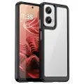 Mtp Products Motorola Moto G35 Anti-Shock Hybrid Cover - Sort