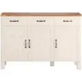 Loft 24 - Skænk Alby 3 døre/3 skuffer - Hvid - Skænke & sideboards - - Homeroom