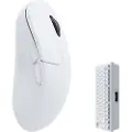 Keychron M3 Mini Wireless 4K - Gaming Mus - Optisk - 5 knapper - Hvid