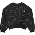 Nike Sportswear Club Fleece-sweatshirt med rund hals til større børn (piger) - sort