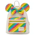 Disney Loungefly Minnie Regnbue Rygsæk 26 Cm