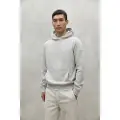 Ecoalf ECOALFtil mænd. MCMGASTDELMA0800W24-007 Sweatshirt Delmer grå (M), Casual, Økologisk bomuld, Bæredygtig