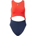 Tommy Hilfiger Cut Out One Piece Badetøj