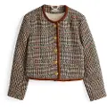 Tommy Hilfiger Tommy Hilfigertil kvinder. WW0WW42992 Klassisk beige blazer (36), Casual, Bæredygtig, Genbrugsbomuld