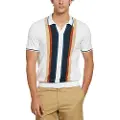 Original penguin Cotton Vert Stripe Johnny Collar Kortærmet Polo