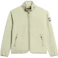 Superdry Superdrytil kvinder. W2012338A Aktiv fleeceforing med fuld lynlås, grøn (XS), Casual, Genanvendt polister, Bæredygtig