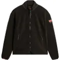 Superdry Superdrytil kvinder. W2012338A Aktiv fleeceforing med fuld lynlås, sort (XXS), Casual, Sport, Udendørs, Genanvendt polister, Bæredygtig