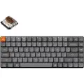 Keychron K3 Max QMK/VIA Wireless RGB Hot Swap Low Profile Brown - Gaming Tastatur - Uden Numpad - Nordisk - Grå