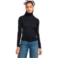 G-Star G-Startil kvinder. D25510-D847-3873 Core Slim Turtle Knitted Sweater navy (XS), Casual, Bæredygtig, Blå, Genbrugsuld