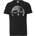 Logoshirt Sesame Street Ernie & Bert-moon Easy Fit T-shirt Med Korte ærmer