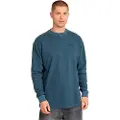 G-Star G-Startil mænd. D25163-C756-G744 Pigment Dye Loose T-shirt blå (XS), Casual, Økologisk bomuld, Bæredygtig