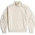 G-Star G-Startil kvinder. D25296-D704-127 Asymmetrisk sweatshirt i beige (XXS), Casual, Økologisk bomuld, Bæredygtig