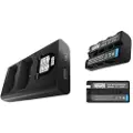 Newell Dl-usb 2-batteri Np-f570 Dobbeltlader