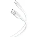 XO NB212 USB-A / USB-C-kabel - 2,1A, 1 m - hvid
