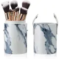 Zoe Ayla Makeup Brush Set and Cylindric Case 10 Pices Marble Børstesæt 1 stk.