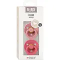 BIBS Colour 2 Pakke - Pink/Coral - Anatomiske Sutter
