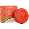 ShampooBars.nl 2-i-1 Kids Bar Vandmelon Hår og Krop - 60g