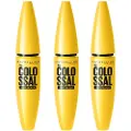 Maybelline Volume Express Colossal Mascara 100% Black - 3 Stuks