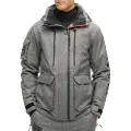 Superdry Superdrytil mænd. MS110176A Skijakke Peak Rescue grå (XL), Sport, Sne, Elastin, Bæredygtig