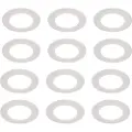 QAZQA Sæt med 12 indbyggede spots hvide inkl. Dim-to-Warm LED 7W IP65 - Blanca