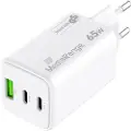 MediaRange 65w Usb-a-og Usb-c-vægoplader