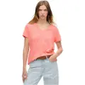 Superdry Studios Slub Embroidered Kortærmet V-hals T-shirt