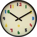 Nextime - Vægur Nxt Bit 35 cm - Sort - Vægure og bordure - - Homeroom