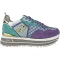 Liu Jo Liu Jotil kvinder. BA5013PX027S3673 Træningssko i læder og mesh med flerfarvet plateau (39), 3-5 cm, Blonder, Casual