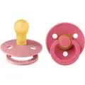 BIBS Colour 2 Pack - Dusty Pink/Coral Spenen