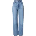 Levi's Levi'stil kvinder. A6081-0020 Ribcage jeans med brede ben blå (27/30), Casual, Bomuld, Denim