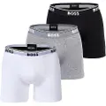 Hugo Boss BOSStil mænd. 50475282 3 pakker 3P Power træningsbukser grå, hvide, sorte (M), Casual, Bomuld
