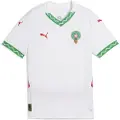 Puma Morocco 2025 Away Jersey Youth, Clothing, White/Fast Green/Red, 5-6Y