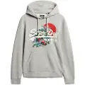 Superdry Superdrytil mænd. M2013702A Sweatshirt Tokyo Vl grå (M), Casual, Bomuld