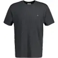 Gant Ganttil mænd. 2003184 T-shirt med mørkegråt skjold (4XL), Casual, Bomuld, Korte ærmer