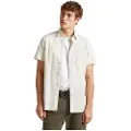 Pepe Jeans Pepe Jeanstil mænd. PM308495 Pyke beige skjorte (L), Casual, Bomuld, Korte ærmer