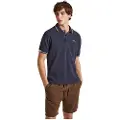 Pepe Jeans Pepe Jeanstil mænd. PM542156 Harley navy polo shirt (S), Casual, Bomuld, Korte ærmer, Bæredygtig, Blå