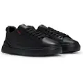 Hugo Boss HUGOtil mænd. 50499261 Blake læder sneakers sort (42), Fast, Blonder, Casual
