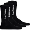 Salomon Everyday Crew, sokker, 3-pak, sort