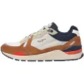 Pepe Jeans Pepe Jeanstil mænd. PMS60018 X20 Rise brune lædersko (40), Fast, Ruskind, Blonder, Casual