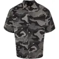 Urban Classics Laser Camo Printed Boxy Kortærmet Skjorte