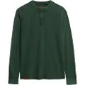 Superdry Vintage Textured Grandad T-shirt Med Lange ærmer