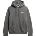 Superdry Superdrytil mænd. M2013110A Essential Sweatshirt grå (S), Casual, Bomuld