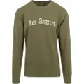 Mister tee Los Angeles Wording T-shirt Med Lange ærmer