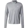 Nike Pacer Dri-FIT-løbetop med 1/2 lynlås til mænd - grå