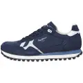 Pepe Jeans Pepe Jeanstil mænd. PMS40017 Brit-On Prints marineblå hjemmesko i læder (40), Fast, Ruskind, Blonder, Casual