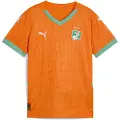 Puma Ivory Coast 2025 Home Jersey Youth, Clothing, Rickie Orange/Jade Frost, 9-10Y