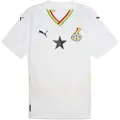 Puma Ghana 2025 Home Jersey Men, Clothing, White/Pelé Yellow, 3XL