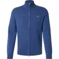 Gant Ganttil mænd. 8030164 Blå casual cardigan (5XL), Bomuld, Lange ærmer
