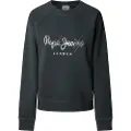 Pepe Jeans Pepe Jeanstil kvinder. PL581467 Lupita sweatshirt sort (S), Casual, Polyester